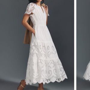 Anthropologie: Somerset Maxi Dress Cutwork edition